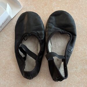 Black Kids Ballet Shoes